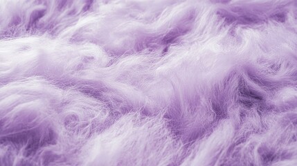 Obraz premium Close-Up of Soft Textured Lavender Fur Providing a Cozy Atmosphere, Perfect for Fashion, Design, or Art Projects Emphasizing Warmth and Comfort in Purples