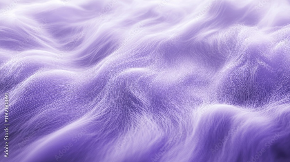 Aufkleber soft and ethereal purple waves of fabric, creating an enchanting textile background for abstract des
