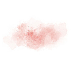 Pastel pink watercolor paint brush stroke background for banner or valentine's day and wedding elements	