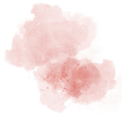 Pastel pink watercolor paint brush stroke background for banner or valentine's day and wedding elements	