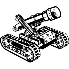 War Weapons vector illustration art