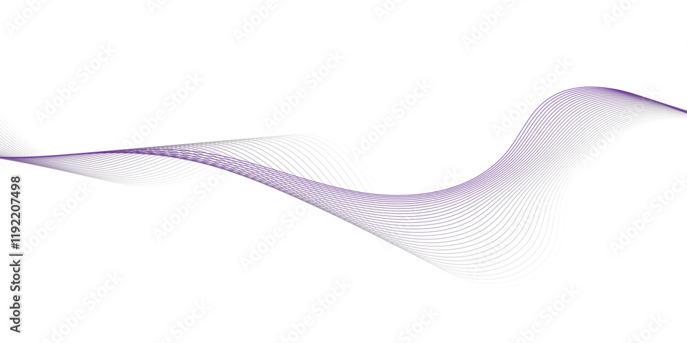 Poster wave flowing liquid line abstract background. black and white vector design 3d lines in perspective,