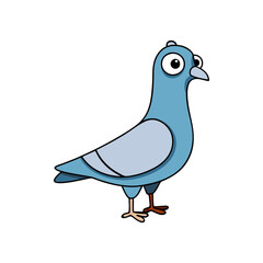 Pigeon Cartoon vector