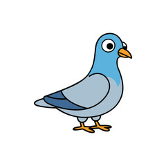 Pigeon Cartoon vector