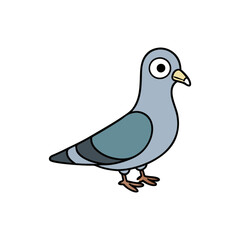 Pigeon Cartoon vector