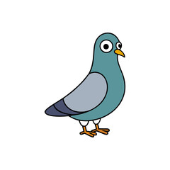 Pigeon Cartoon vector