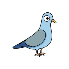 Pigeon Cartoon vector
