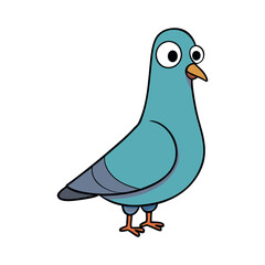 Pigeon Cartoon vector