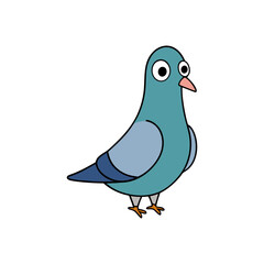 Pigeon Cartoon vector