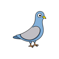 Pigeon Cartoon vector