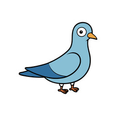 Pigeon Cartoon vector