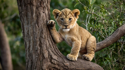 Fototapeta premium Safaripark baby animal