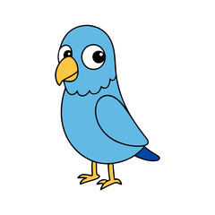 Parakeet Cartoon vector