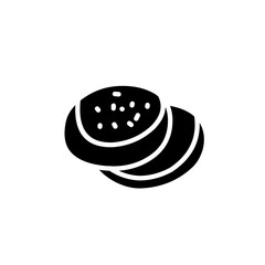 bread silhouette icon