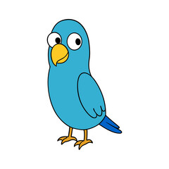Parakeet Cartoon vector