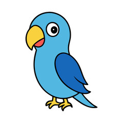 Parakeet Cartoon vector