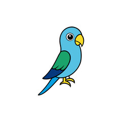 Parakeet Cartoon vector