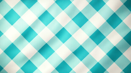 Colorful blue and white diamond pattern fabric design for various creative uses