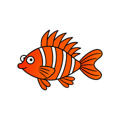 Lionfish Cartoon vector