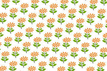 flower pattern vector design