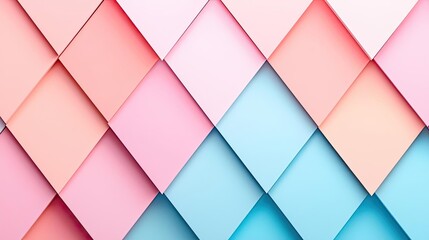 Minimal symmetry concept. Colorful 3D paper layers create a vibrant and modern texture for design projects.