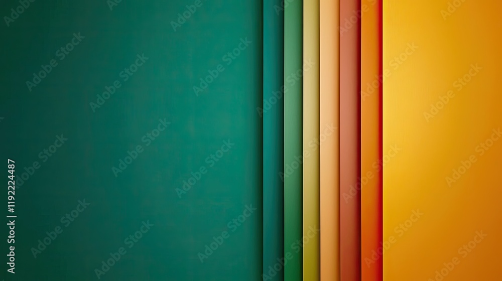Poster vivid gradient concept. abstract colorful background with layered vertical stripes in various hues.