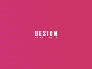 Elegant abstract pink lines on pink background with space. Luxury concept. Vector illustration