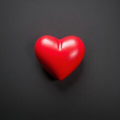 Fototapeta premium Red heart isolated 