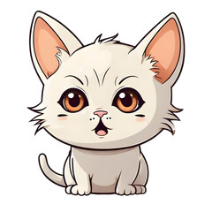 The kitten has a light brown body doll