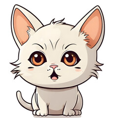 Fototapeta premium The kitten has a light brown body doll