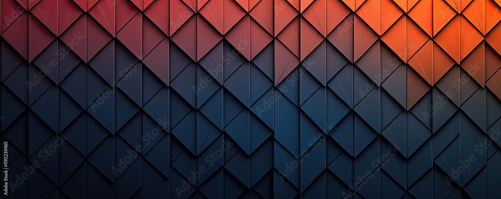 Poster minimal symmetry concept. abstract geometric pattern with vibrant colors and texture for graphic des