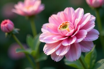 Fototapeta premium Cluster of pink and white ranunculus, soft focus , shadow, wedding, botany