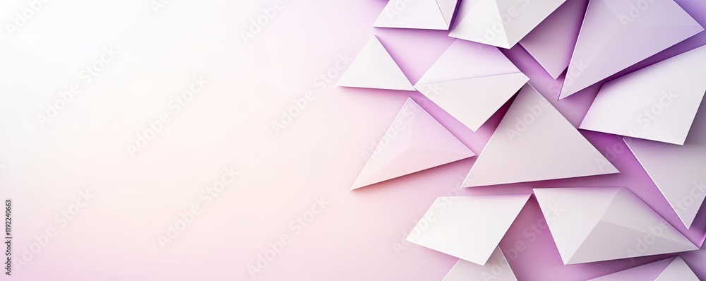 Poster triangle abstract background concept. abstract background with layered geometric shapes in pastel pu