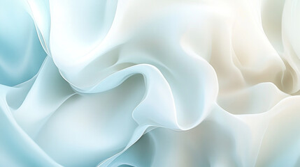 Obraz premium A white fabric with a blue and white pattern