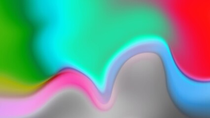 Abstract colorful smooth liquid background
