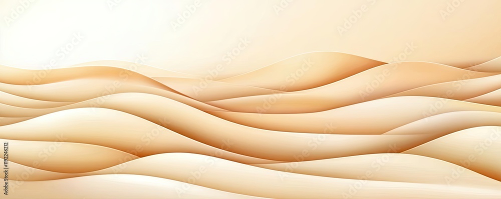 Poster blurred abstract background concept. abstract wavy background in soft beige tones, suitable for vari