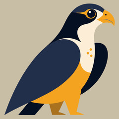 peregrine falcon vector