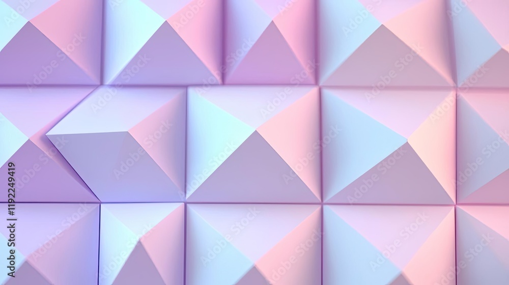 Poster triangle abstract background concept. abstract geometric pattern in soft pastel colors, perfect for 