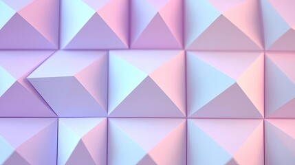Obraz premium Triangle abstract background concept. Abstract geometric pattern in soft pastel colors, perfect for modern design projects.