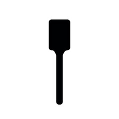 Square solid spatula vector, Spatula Solid icon, curved solid spatula silhouette, 
simple design, minimal style, Cooking equipment, vector and art illustration,
kitchen utensils, Black Cooking Icon,