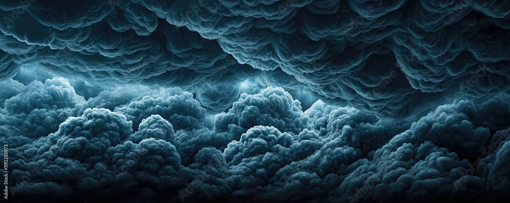 Poster cloudy abstract background idea. dramatic dark clouds filling the sky, creating an intense and moody