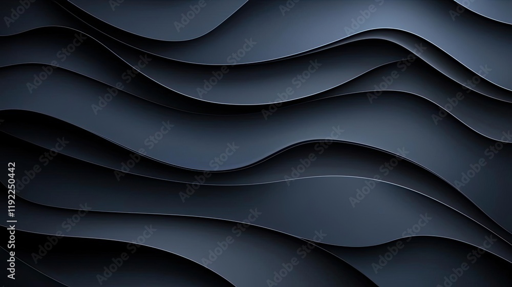 Aufkleber cloudy abstract background idea. abstract waves in dark shades, perfect for backgrounds and modern d