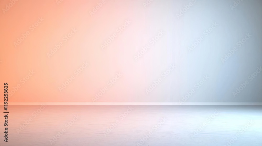 Poster blurred abstract background concept. a smooth gradient background featuring soft hues of orange and 