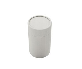 A Sleek Paper Jar Cylindrical Container Box For Product Packaging Concept 3d Illustration