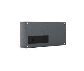 High Quality Of Modern Sleek Gray Safe Lock With Circular Dials And Textured Finish 3D Illustration