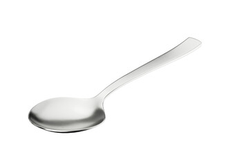 A Gleaming Metal Spoon With Its Elongated Handle And Rounded Bowl 3D Illustration