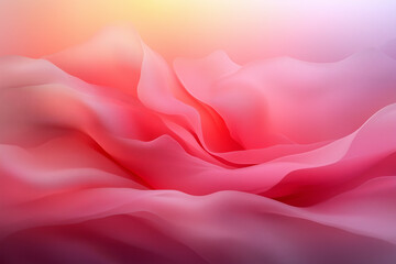 柔らかなワインレッドの波模様、優雅に流れる抽象的イメージ