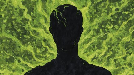 A serene illustration depicting an ancient druid summoning the magic of nature, surrounded by swirling leaves and a glowing green aura.