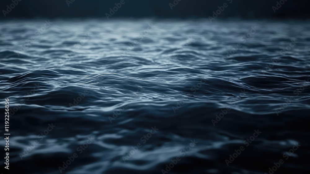 Aufkleber cloudy abstract background idea. calm water surface with gentle waves reflecting light in a serene a