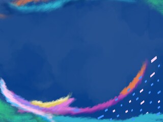 Abstrack background on the blue sky type s15